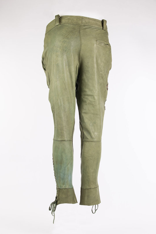 Hose Leder Oliv