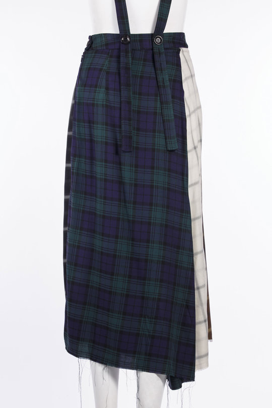 Rock 262_WSK009_TCHKMLT pleated skirt multi, SONG FOR THE MUTE