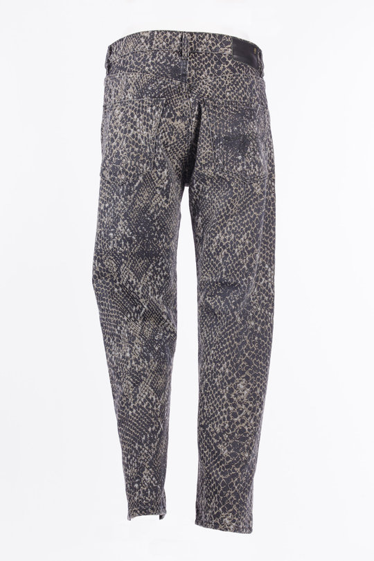 Jeans R13W5083-D462A BF Jean brown snake jacquard, R 13