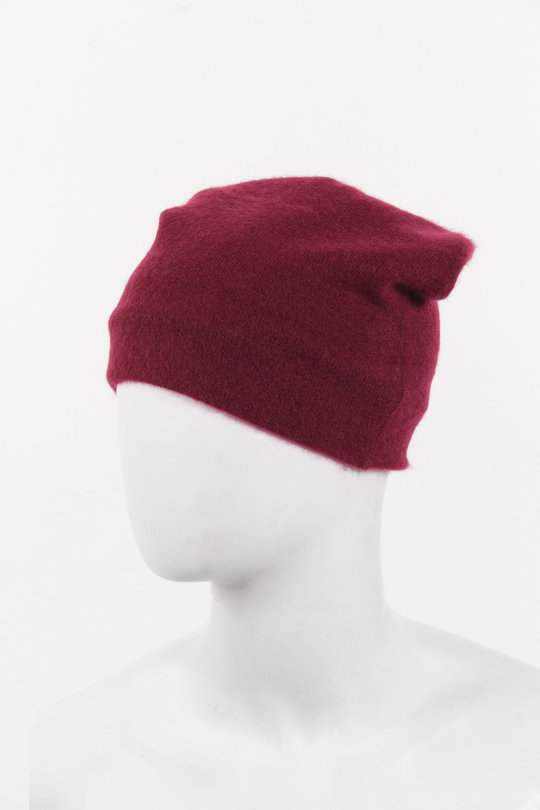 Mütze W25804-X Croped Beanie burgundy, Frenckenberger