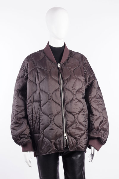 Jacke Isla Quilted Jacket bordeaux, Agolde