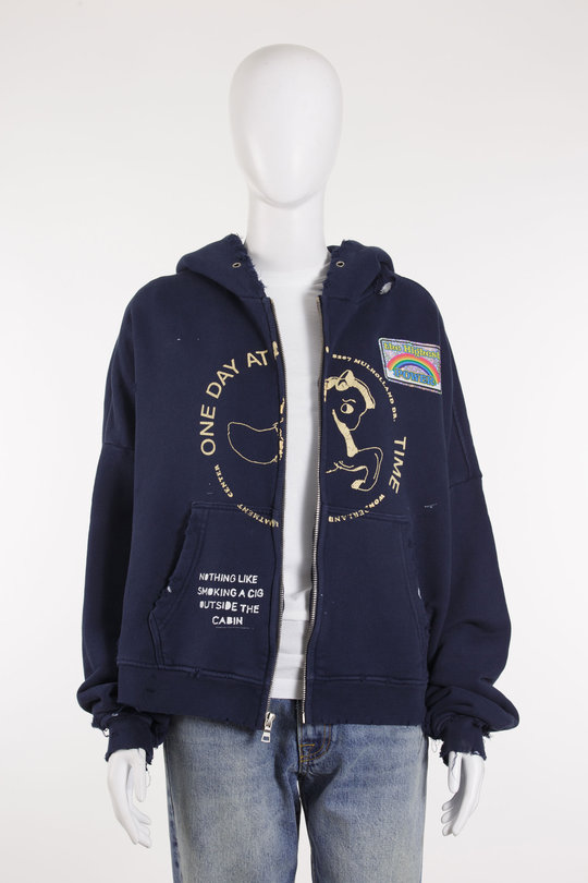 Jacke Trtmnt Cntr Zip Hoody navy, Paly Hollywood