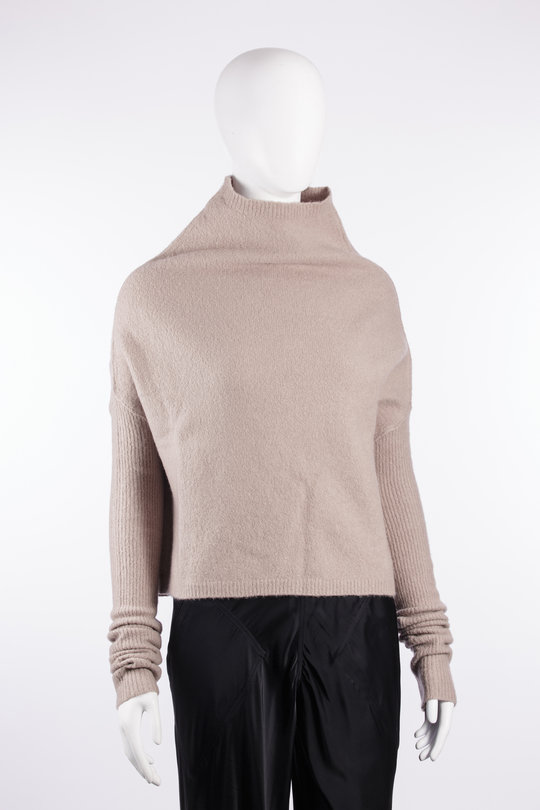 Pullover RP02F5629 KWSF LS Crater rose, Rick Owens