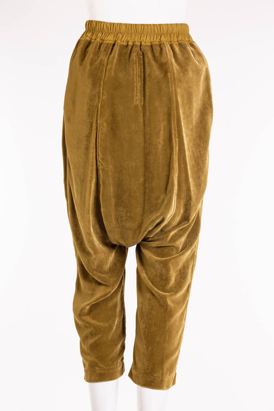 Hose RP02D3308 V Drawstring Cropped Honey, Rick Owens