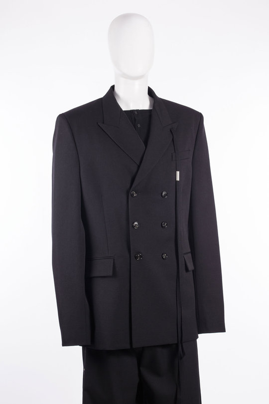 Sakko Waldus Pick Lapel Double Breasted 2602-M-JA07-FA761-099 black, Ann Demeulemeester