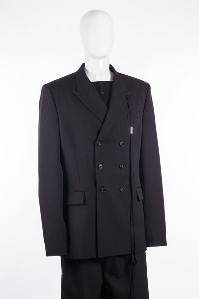 Sakko Waldus Pick Lapel Double Breasted 2602-M-JA07-FA761-099 black, Ann Demeulemeester