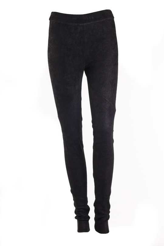 Hose Leder DL04CO black, Isabel Benenato