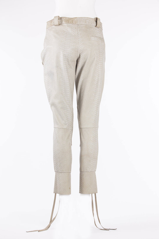 Lederhose Taupe
