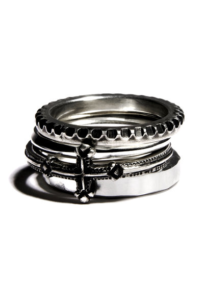 Ring M1330 4 Ring Combination Cross, Werkstatt Muenchen