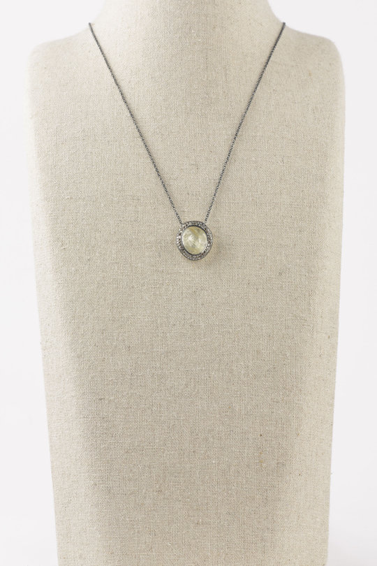 Kette Pe Olympe Quartz cognac diamonds, Rosa Maria Jewellery