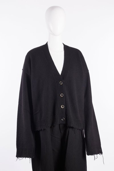 Strickjacke UK7156 Over Cardigan black, Uma Wang