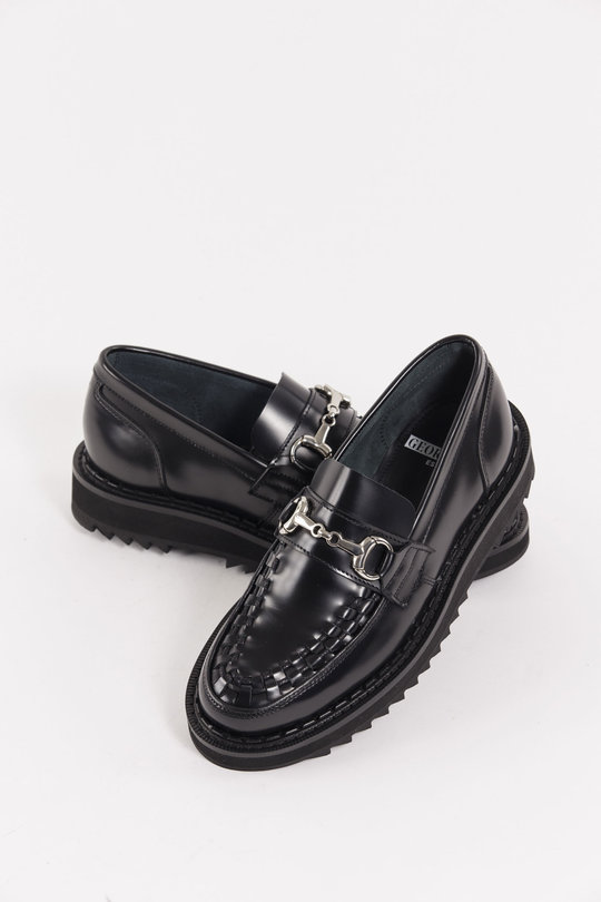 Schuh Ripple Loafer black, George Cox