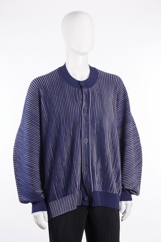Pullover HP68-K0276 blue multi, Homme Plissé Issey Miyake