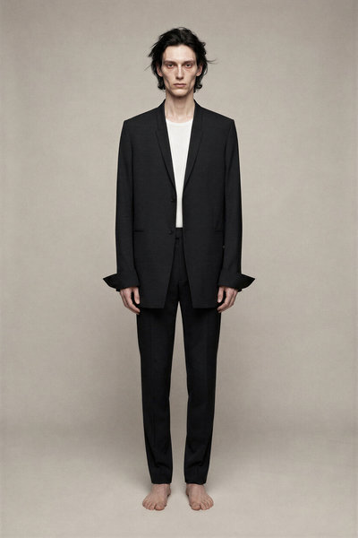 Sakko RU01F2721 ZL Concordian JKT black, Rick Owens