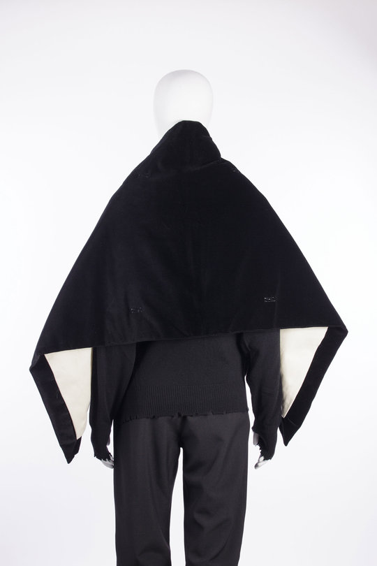 Cape BK33-PV1488 black, FABIO QUARANTA