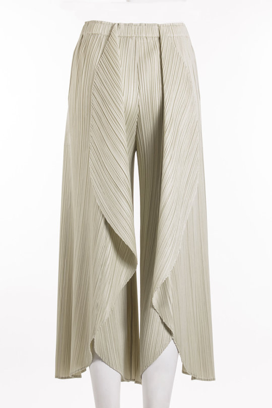 Hose PP66-JF453 beige, Pleats Please  Issey Miyake