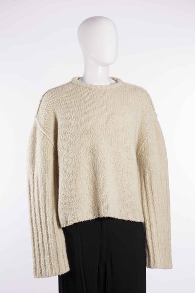 Pullover RU02F4631 KWSSE Round Neck natural, Rick Owens
