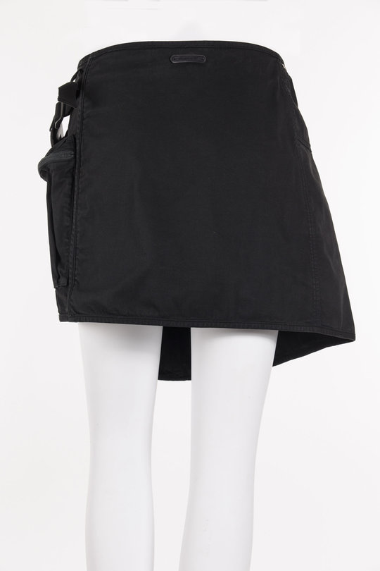 Rock P03HW301 Field Mini Skirt black, Helmut Lang