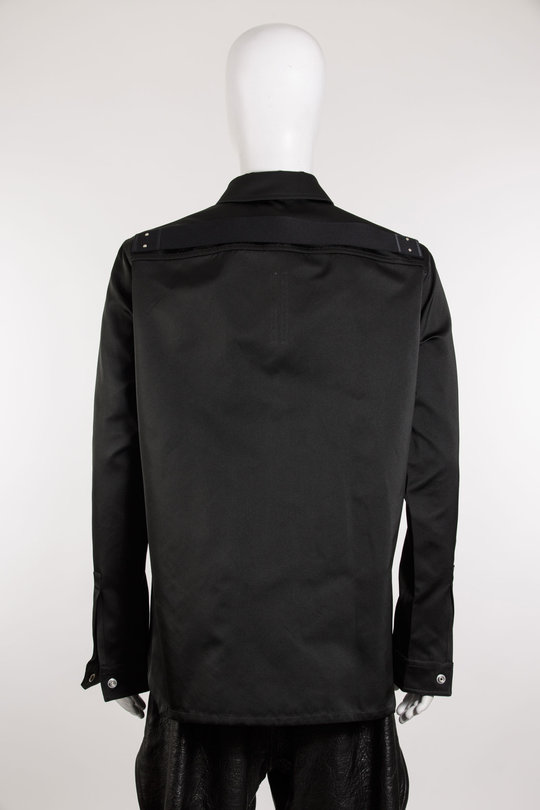 Hemd Outershirt RU01F2729 black, Rick Owens
