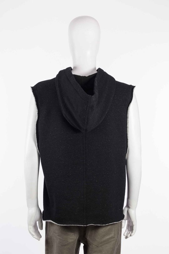Shirt RU02F4153 WFE SL HOODIE black, Rick Owens