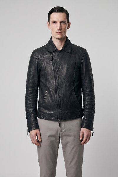 Lederjacke W26-10-2 LR Chiodo black, Layer-0