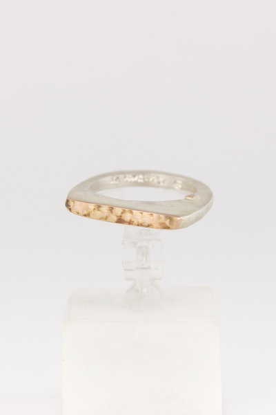 Ring 12 aus Silber und Rosegold, Rosa Maria Jewellery