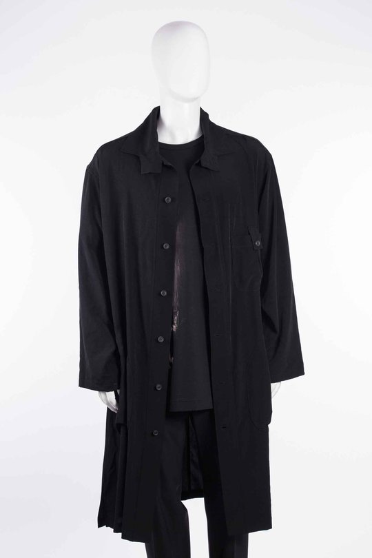 Mantel HW-B02-500 black, Yohji Yamamoto
