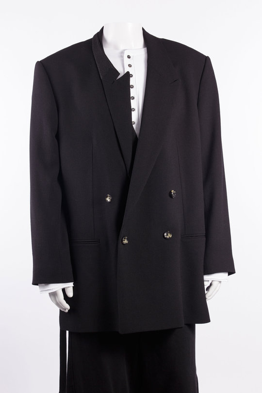 Sakko Soft Shoulder Large DB Jacket black, Marina Yee