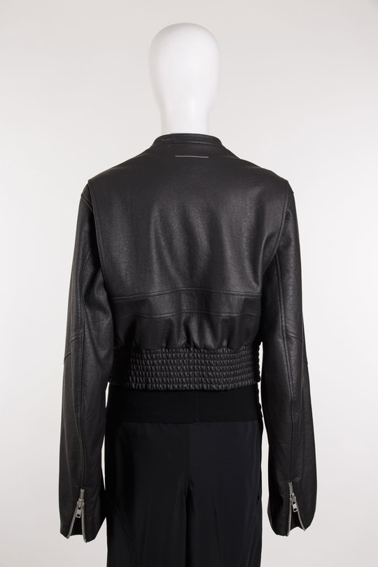 Lederjacke  Faux S52AM0343 black, MM6