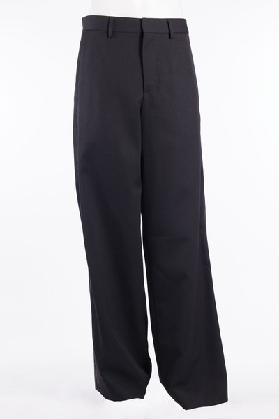 Hose Franck Flared Leg Loose Trousers black, Ann Demeulemeester