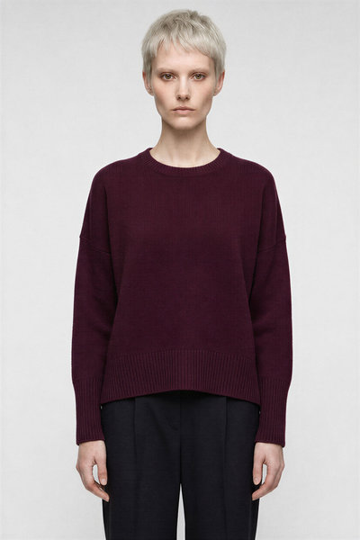 Pullover 201726 Mila deep plum, Lisa Yang