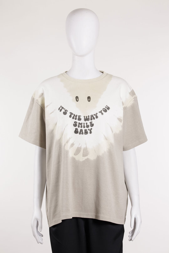 T-Shirt SH2GC0025 beige with print, MM6