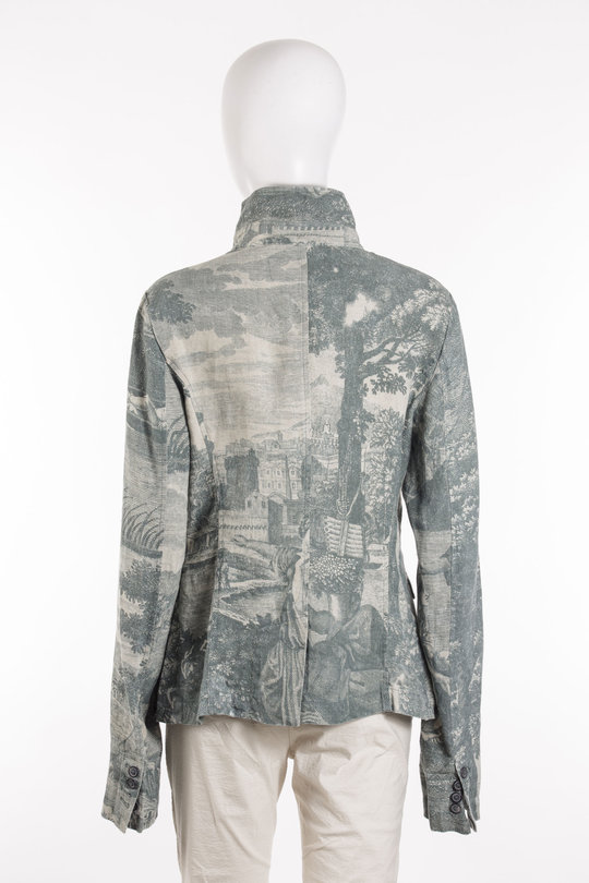 Blazer 126 278 11 02 seaweed print, RUNDHOLZ