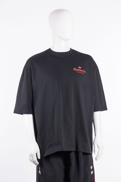 T-Shirt KZ3115 WC Rose Tee black, Adidas Originals by Willy Chavarria