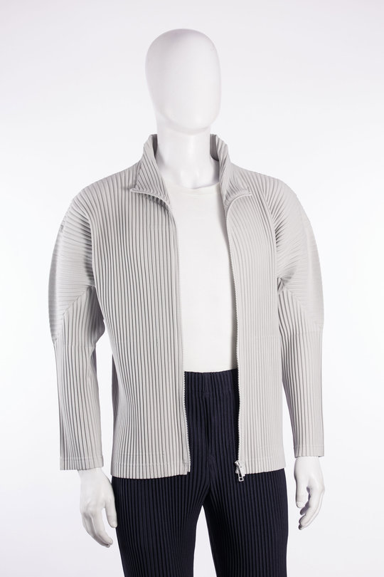 Jacke HP68-JL540 white, Homme Plissé Issey Miyake