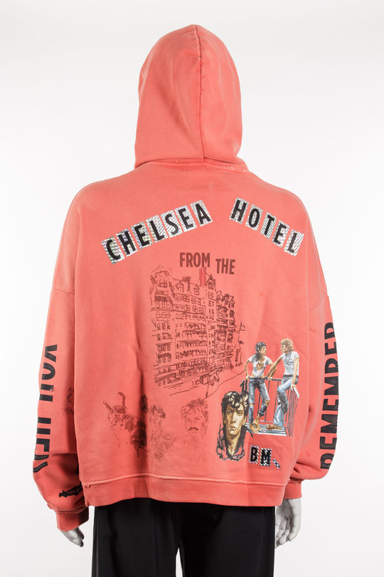 Sweatshirt Chelsea Hotel Hoodie red, Paly Hollywood