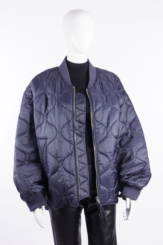 Jacke Isla Guilted Jacket blue, Agolde