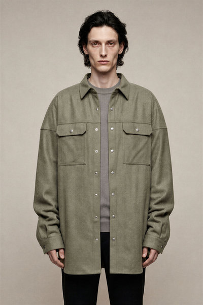 Jacke RU02F4729 Outershirt drk pearl, Rick Owens