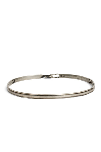 Armband Bangel Hook Skull silver, Werkstatt Muenchen