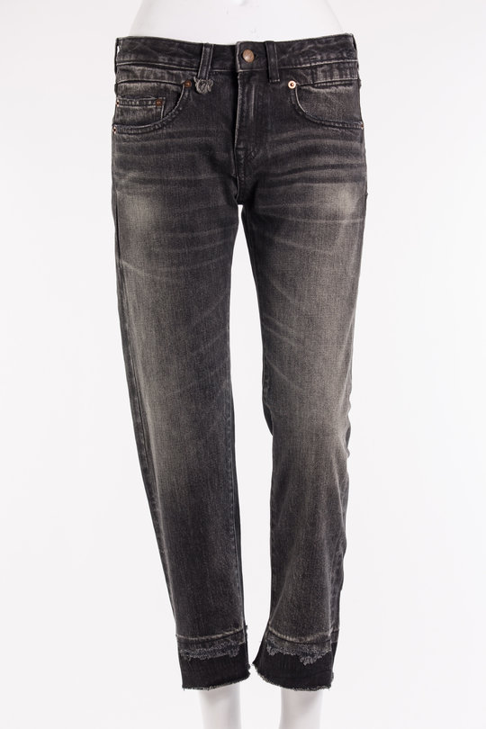 Jeans R13W0091 Boy straight jean faded black, R 13