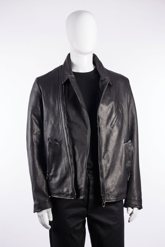 Lederjacke DB1147X56 Algol GRP black, Daniele Basta