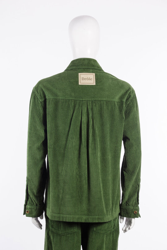 Hemd M-Sh278-CO321-GN forrest green, Drôle de Monsieur