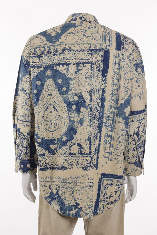 Hemd R13WR004 Drop Neck Shirt blue Bandana, R 13