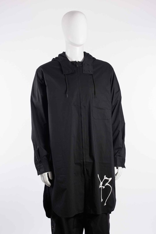 Mantel KW9622 Hood Cot Shrt black, Y-3