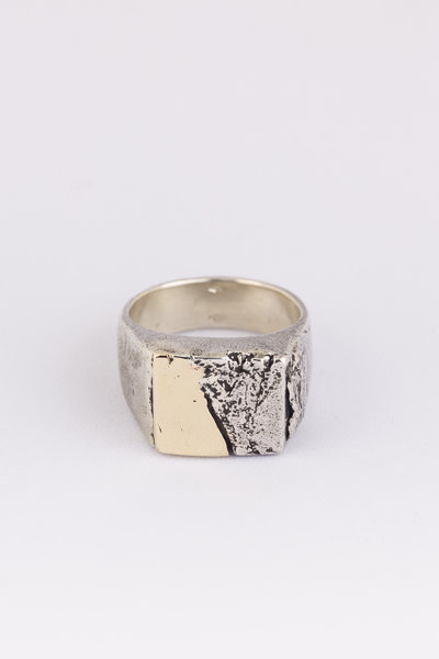 Ring A250 silver and gold, ENRI MARS