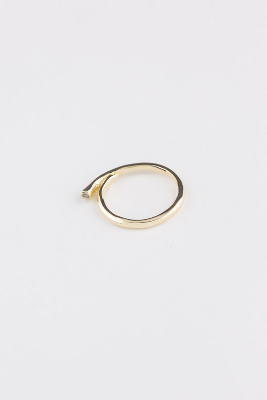 Ring  18 Karat gold mit weissen Diamant gold, Rosa Maria Jewellery
