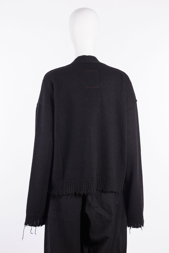 Strickjacke UK7156 Over Cardigan black, Uma Wang