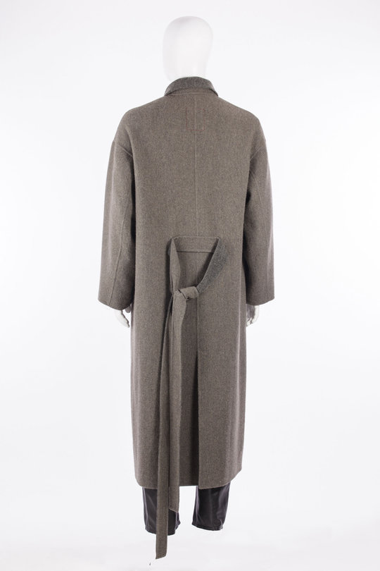 Mantel W6 W UW8029 Cicero Coat grey, Uma Wang