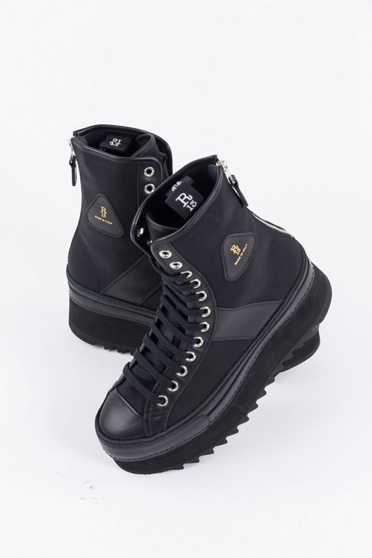 Schuhe Hightop Sneaker R13 black, R 13