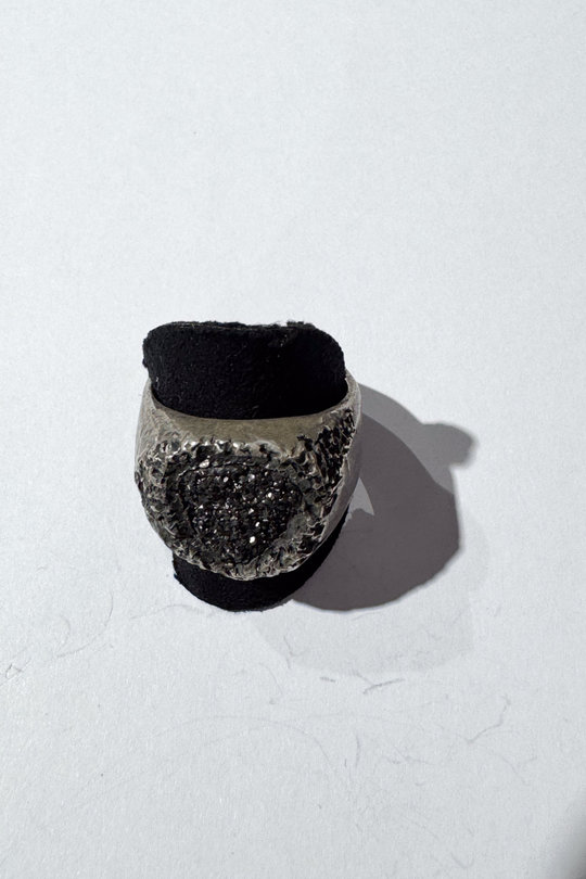 Ring Meteor Diamonds silver, Tobias Wistisen